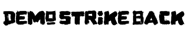 Demo Strike Back 字体预览图