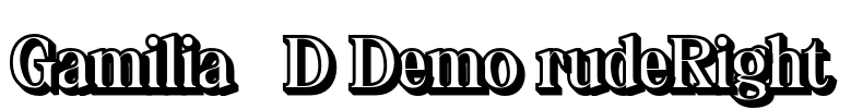 Gamilia 3D Demo rudeRight