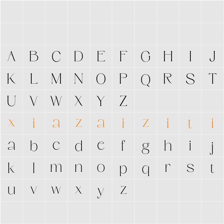 CS Parsite Demo 字符映射表