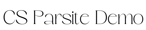 CS Parsite Demo