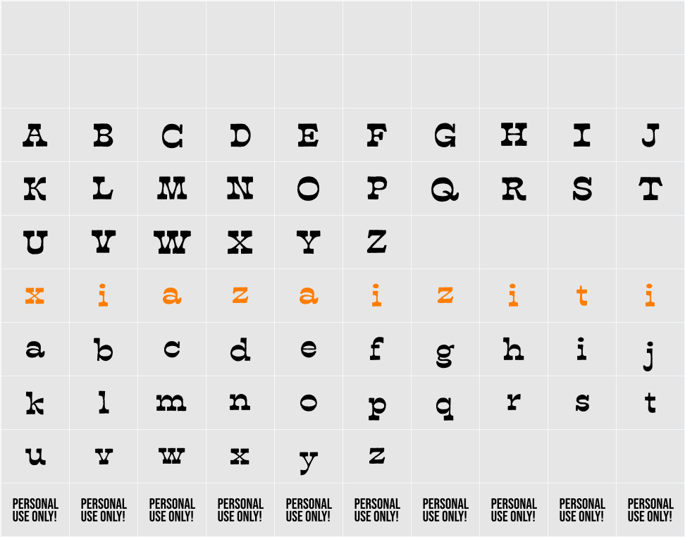 Funky Beats 字符映射表