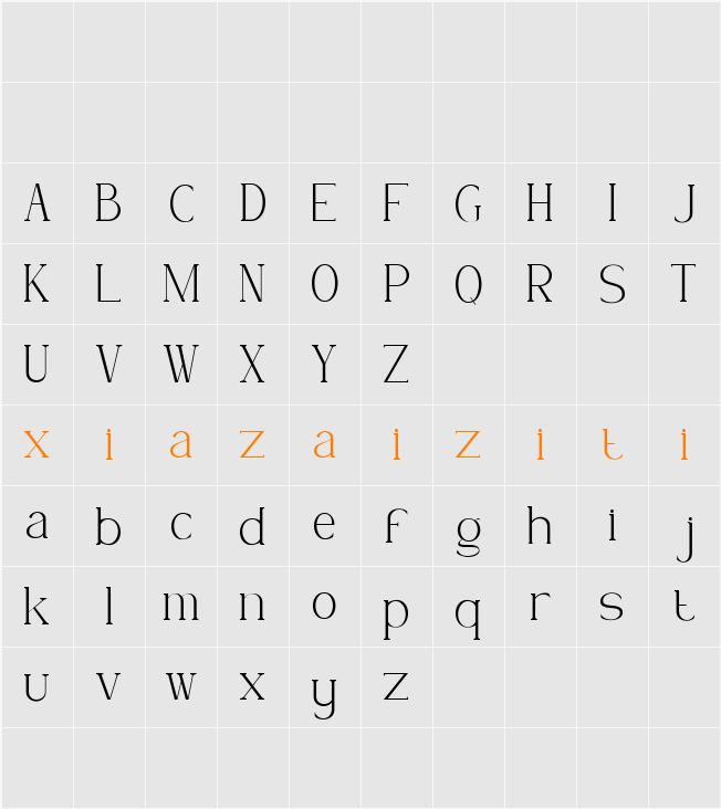 Gamora 字符映射表