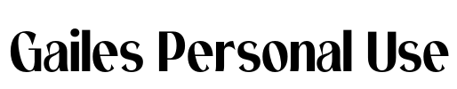 Gailes Personal Use