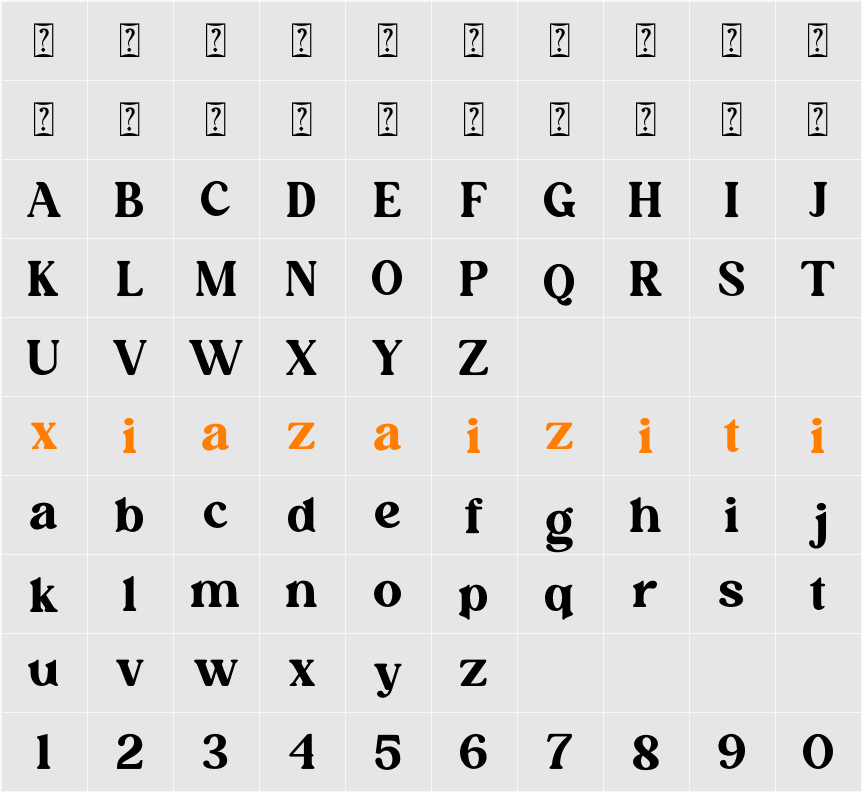 Dellaris 字符映射表