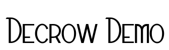 Decrow Demo