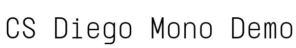 CS Diego Mono Demo