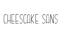 Cheescake Sans