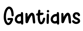 Gantians 字体预览图
