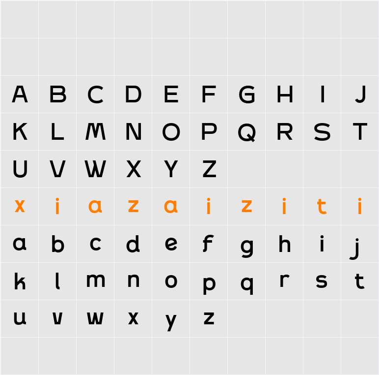 Demo Bitblend 字符映射表