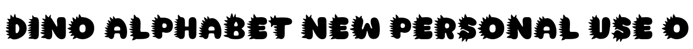 Dino Alphabet New PERSONAL USE O