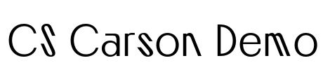CS Carson Demo
