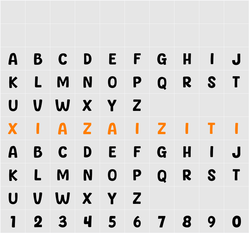 Dobidoo 字符映射表