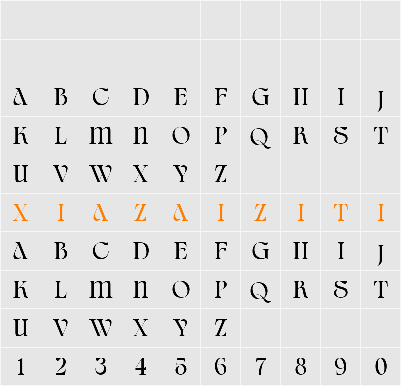 Civons 字符映射表