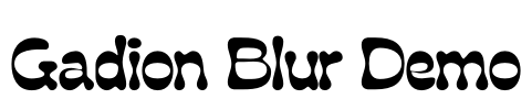 Gadion Blur Demo