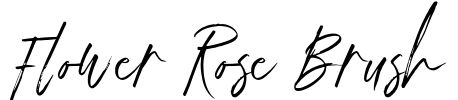 Flower Rose Brush