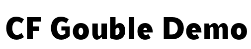 CF Gouble Demo