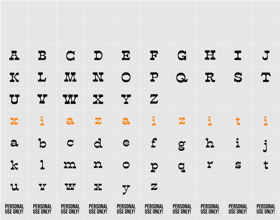 Funky Beats 字符映射表