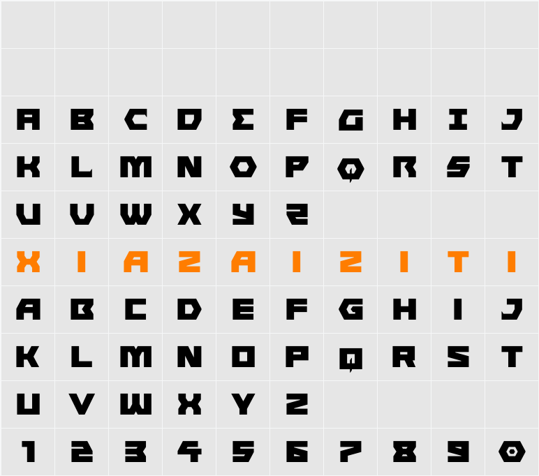 Cyberform 字符映射表