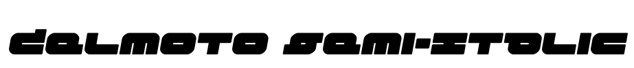 Delmoto Semi-Italic