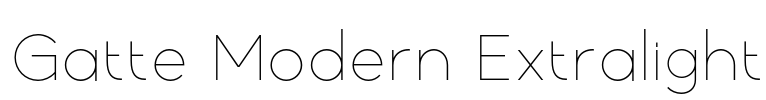 Gatte Modern Extralight