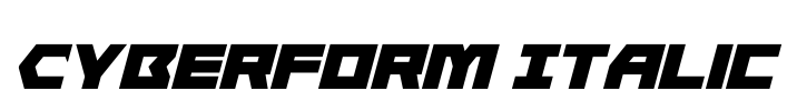 Cyberform Italic