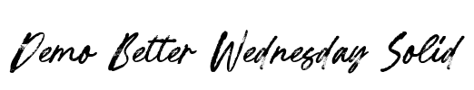 Demo Better Wednesday Solid