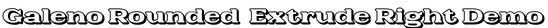 Galeno Rounded  Extrude Right Demo