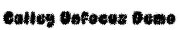 Calley Unfocus Demo