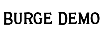 Burge Demo 字体预览图