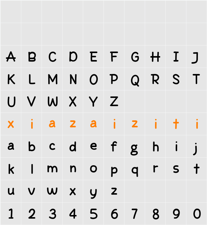 Friend Info 字符映射表