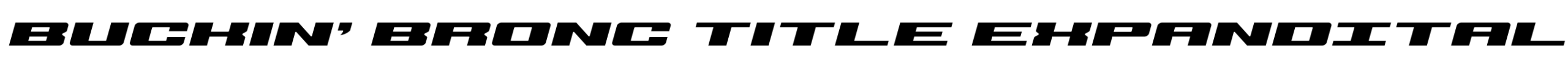 Buckin' Bronc Title ExpandItal