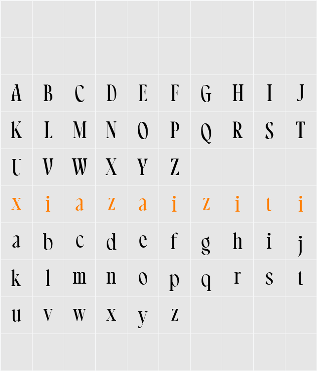 CS Hadwin Demo 字符映射表