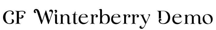 CF Winterberry Demo