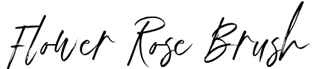Flower Rose Brush
