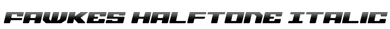 Fawkes Halftone Italic