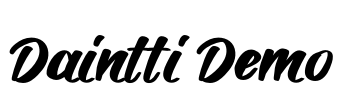 Daintti Demo