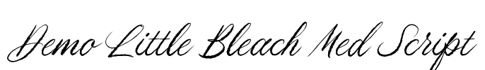 Demo Little Bleach Med Script