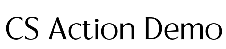CS Action Demo