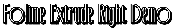 Folime Extrude Right Demo