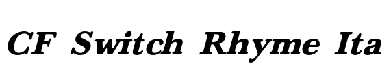 CF Switch Rhyme Ita