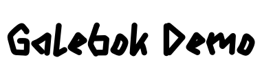 Galebok Demo