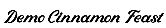 Demo Cinnamon Feast