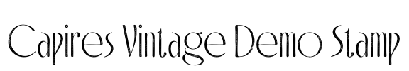 Capires Vintage Demo Stamp