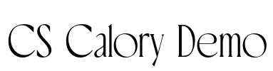 CS Calory Demo