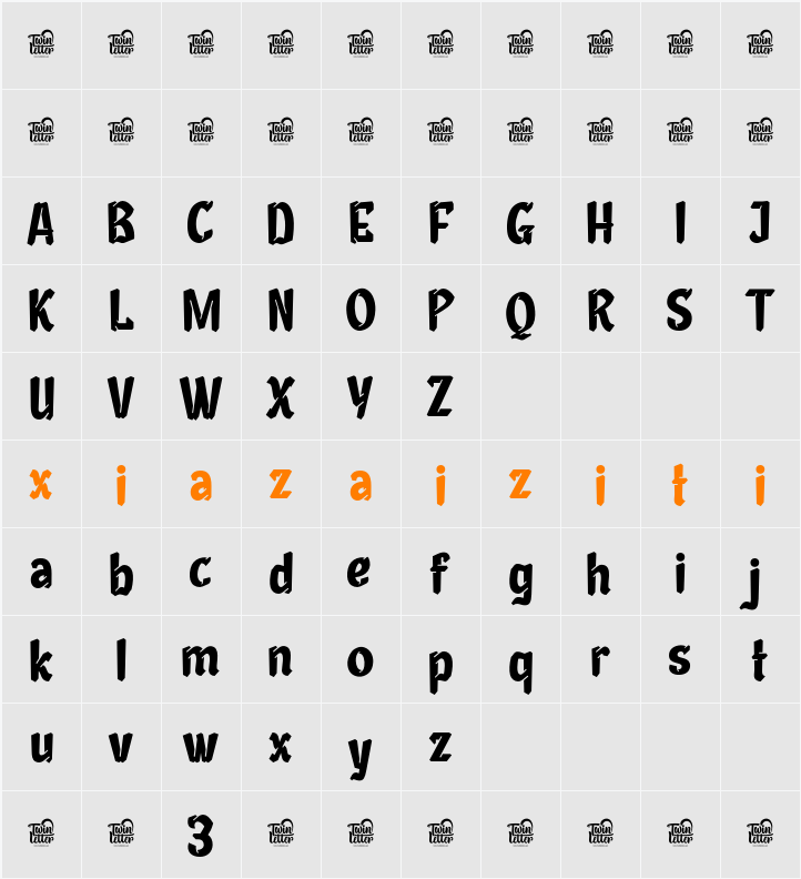 BROLEH Trial 字符映射表