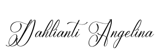 Dahlianti Angelina