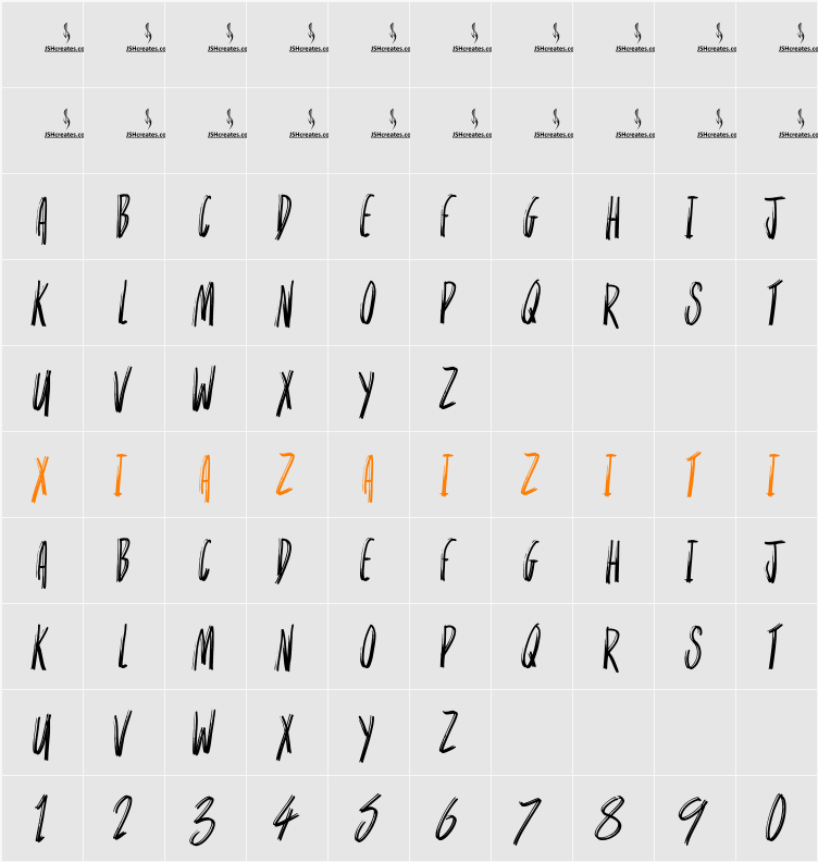 Enemy Breach 字符映射表