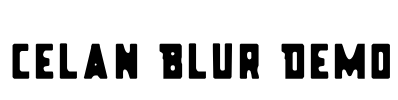 Celan Blur Demo