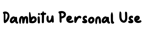 Dambitu Personal Use