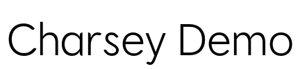Charsey Demo
